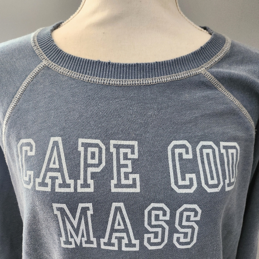 AE Summer Graphic Crew Neck Sweatshirt - Blue